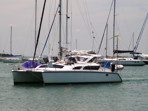 Used Sail Catamaran for Sale 2005 105 MC  Boat Highlights